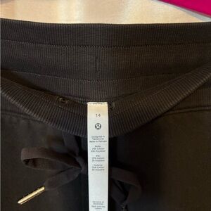 lululemon athletica Black Track Pants size 14